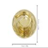 Brass Diya for Puja | Pooja Aarti | Arti Deepak Deepam Oil Lamp for Home Temple Decor Gifts Puja Articles Decor Gifts (1) - DD Diya view 2