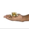 Brass Diya for Puja | Pooja Aarti | Arti Deepak Deepam Oil Lamp for Home Temple Decor Gifts Puja Articles Decor Gifts (1) - DD Diya view 4