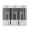 Hand, Wall, Liquid Lotion Shampoo Dispensers, Press Type 3 Chambers 1050ml with ABS Material for Home Bathroom view 1