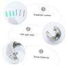 FONDOTIN 1set Stainless Steel Wardrobe Closet Rod Brackets Heavy Duty Clothes Pole Holders Screws Easy to Install Closet Rod Seats for Hanging Towels and Clothing view 2