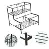 Black Iron Syrup Bottle Rack Organizer, Heavy Duty Seasoning Holder view 2