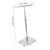 Zerodeko Adjustable Metal Handbag Display Rack Purse Holder Stand for Organized Storage Design for Home Retail Use Strong Load Bearing Capacity view 4