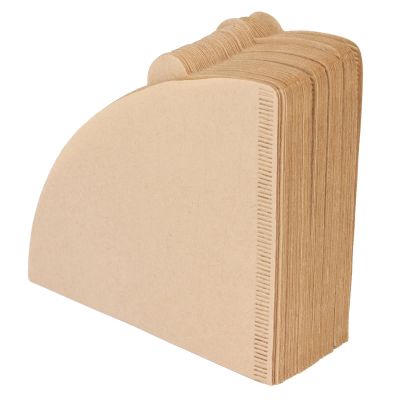 100pcs Coffee Filter Paper Wood Pulp Conical Coffee Strainer (V01 filter paper 100 pieces)