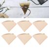 100pcs Coffee Filter Paper Wood Pulp Conical Coffee Strainer (V01 filter paper 100 pieces) view 4
