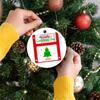 Christmas Disc Ornament 2025, Personalized Christmas Disc Xmas Tree Ornament Decorations, Christmas Disc Ornament Keepsake Gifts for Family Friends Kids, Custom Name & Year Christmas Disc Ornaments view 3