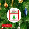 Christmas Disc Ornament 2025, Personalized Christmas Disc Xmas Tree Ornament Decorations, Christmas Disc Ornament Keepsake Gifts for Family Friends Kids, Custom Name & Year Christmas Disc Ornaments view 4
