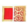 Set of 2 Small Chunari/Chunar/Chunni Decorative Cloth + Pooja Mat/Aasan (Size:- Chunari - 18" X 12"& Mat -10 "X 7")for Indian Traditional Pooja Multipurpose New year gifts Decorations Item (Red) view 1