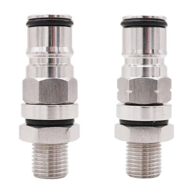ASDJKL Home Brewing Homebrew 19/32-18" Ball Lock Post with 1/4 inch Thread Bulkhead Assembly New Ball Lock Post with 1/4 inch Bulkhead Brewing Accessories(Beer NPT)