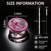 2 Pack Replacement Leak Proof Lid Compatible with Stanley 40oz Quencher Tumbler,100 color combinations for Stanley Cup Accessories,Flip Straw Lids for Quencher H2.0 (Rose Red, +Peach Pink) view 2