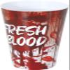FIESTAS GUIRCA | Reusable Fresh Blood Cup (9 x 16 cm) - Table Decoration for Halloween and Costume Parties - Ideal for Celebrations and Events - Red view 3