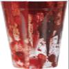 FIESTAS GUIRCA | Reusable Fresh Blood Cup (9 x 16 cm) - Table Decoration for Halloween and Costume Parties - Ideal for Celebrations and Events - Red view 4