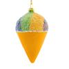 Rainbow Snow Cone Glass Ornament Sweet Treat Shaved Ice Fair Tree Ornament, 1Pc, 4.50In H, Go9503 view 2