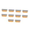 CATIEBYE 10pcs Cupcake Boxes Cake Container Reusable Baking Box Lids for Foil Pans view 1