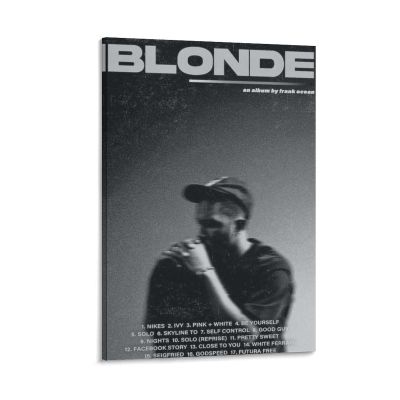 IVNE HY5V Frank Ocean Blond 56 Canvas Poster Wall Decorative Art Painting Living Room Bedroom Decoration Gift Frame-style12x18inch(30x45cm)
