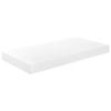 MINERWALL Floating Wall Shelf High Gloss White 19.7"x9.1"x1.5" MDF,High Gloss White Floating Wall Shelf Invisible Mount Display Rack for Home Decor Wall Shelves, Shelving view 3