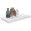 MINERWALL Floating Wall Shelf High Gloss White 19.7"x9.1"x1.5" MDF,High Gloss White Floating Wall Shelf Invisible Mount Display Rack for Home Decor Wall Shelves, Shelving view 4