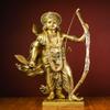 Mridaya Brass Lord Ramchandra Idol | 64 CM Lord Rama Figurine | Divine Ayodhya Statue view 1