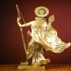 Mridaya Brass Lord Ramchandra Idol | 64 CM Lord Rama Figurine | Divine Ayodhya Statue view 4