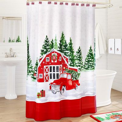 Christmas at The Barn Bath Collection - Shower Curtain