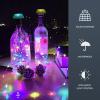 Solar Wine Bottle String Light, Decorative LED Cork Lights for Home, Wedding, Party 6pcs 2.49ft, with Plastic Cork Design, Solar Powered, Automatically On/Off view 3