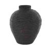 Deco 79 Metal Handmade Decorative Vase Wrapped Pot Centerpiece Vase, Flower Vase for Home Decoration 11" x 11" x 13", Black view 4