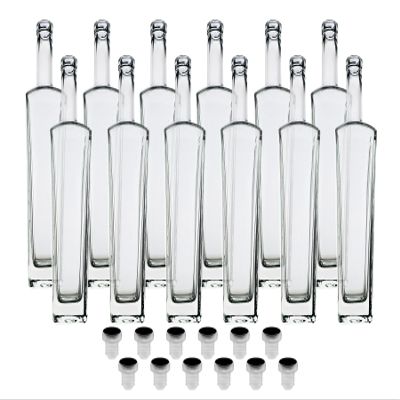 Home Brew Ohio New Yorker Liquor Bottles and Corks Set of 12