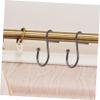 Garneck 36pcs Shower Curtain Hooks S-Shape Hooks for Easy Sliding Bathroom Accessory for Shower Rods Resistant Design Lightweight and Easy to Install view 3