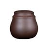 Tea Caddy Purple Sand Tea Storage Container Jar Ceramic Sealed Jar Loose Tea Jar Awakening Tea Jar Chinese Tea Set Single Jar for Kitchen Storage Tea Coffee Sugar(B) view 1