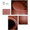 Tea Caddy Purple Sand Tea Storage Container Jar Ceramic Sealed Jar Loose Tea Jar Awakening Tea Jar Chinese Tea Set Single Jar for Kitchen Storage Tea Coffee Sugar(B) view 3
