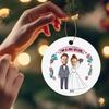 Mr & Mrs Ornament Christmas 2025, Personalized Marriage Ornament with Photo, Customized Wedding Anniversary Ornament Christmas with Name & Year, Gift for Couple, Newlywed Ornament, Just Married Decor view 4