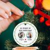 All Because We Both Swiped Right Ornament, Customized Online Dating Ornament Christmas 2025, Personalized Couple Name Year Ornament, Custom Photo Couple Online Ornament Xmas for Boyfriend Girlfriend view 2