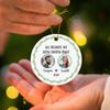 All Because We Both Swiped Right Ornament, Customized Online Dating Ornament Christmas 2025, Personalized Couple Name Year Ornament, Custom Photo Couple Online Ornament Xmas for Boyfriend Girlfriend view 4