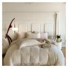 GLAMDIA Luxury Jacquard Velvet Bed Linen Winter Comforter Bedding Set Microfiber Duvet Cover Quilt Bed Cover Full Set Double Bed Sheets,Bed view 1