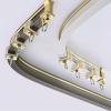 Flexible Curved Curtain Track, Aluminum Curtain Rod, Wall Mounting Curtains Rails, Easy DIY Installation for Arched, L-Shaped, U-Shaped Windows(Champagne Gold,230 mm(7.5ft)) view 1