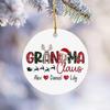 2024 Keepsake Ornament, Custom Grandma Claus Hanging Christmas Tree, Personalized Gift for Best Grandma, Customized Grandmother Xmas Present with Name view 4
