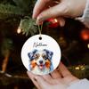 2026 Australian Shepherd Ornament Christmas, Personalized Name Dog Christmas Ornament, Custom Australian Shepherd Lover Ornament Xmas Tree, Australian Shepherd Owner Ornament Gift for Dog Dad Dog Mom view 3