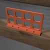 LCGAOYA 40PCS Cable Chase,Wire Bracket,Cable Support Bracket,Cable Box,for Wire and Cable Management Devices,Orange view 1