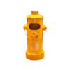 EliteBloom Trash Can Trash Can Creative Fire Hydrant Shape Garbage Can Retro Iron Long Cylindrical Garbage Bin with Lid Large Capacity Rubbish Bin Home and Office,D view 1
