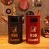 EliteBloom Trash Can Trash Can Creative Fire Hydrant Shape Garbage Can Retro Iron Long Cylindrical Garbage Bin with Lid Large Capacity Rubbish Bin Home and Office,D view 4