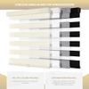 HOTSOON Zebra Blinds for Windows, Cordless Zebra Shade with Matched Cassette, Light-Filtering Blinds for Indoor Windows, UV Protection Window Blinds for Light Control, Light Beige, 21.5"W x 72"H view 2