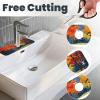 Ouqiuwa Fall Maple Trees Sink Splash Guard Faucet Mat 15" X 5.5", Autumn Forest Faucet Suction Pad 1 PC, Funny Printed Drip Catcher Tray Drying Mat for Home Bathroom Kitchen Counter view 3