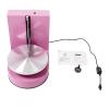 Cake Decorating Machine, 4-12Inch Cake Butter Cream Spreading Machine Adjustable Rotating Speed Electric Cake Coating Smoothing Scraping Machine for Weddings, Cake Stores (110-220V 200W Pink) view 3