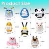 drakloak Mini Positive Crochet Animals, Graduation Gifts for Her,Emotional Uplifting Support Positive Pig Shark Pug Panda Owl Duck Octopus with Card,Positive Gifts for Mom Graduation view 2