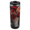 QWJKM Travel Mug with Lid Flowers in Ice Cream Insulated Tumbler Leak-Proof Travel Coffee Mug 12 Oz Stainless Steel Tumbler Reusable Thermal Cup for Car, Camping, Travel view 1