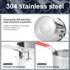 Deep Fryer Pot with Strainer Basket Stainless Steel Deep Frying Pot with Handle Good Heat Conductivity Oil Fryer Pot Portable Deep Frying Oil Container (Style3) view 3