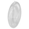 10X Plastic Clear Flat Ball, Transparent Christmas Ornaments Photo Props DIY Dry Flower Ball, Fillable Ornaments Ball Decor for Home Decor Wedding Candy Christmas Gifts-Box 7-11cm(11CM) view 2