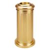 GFAZXDS Outdoor/Indoor Trash Can Outdoor Trash Can Cylindrical Trash Can Park Waste Storage Bin with Ashtray Retro Hall Indoor Trash Can Use in Backyard, Deck, or Patio (B) view 1