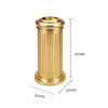 GFAZXDS Outdoor/Indoor Trash Can Outdoor Trash Can Cylindrical Trash Can Park Waste Storage Bin with Ashtray Retro Hall Indoor Trash Can Use in Backyard, Deck, or Patio (B) view 2
