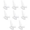 8Pcs Acrylic Coin Display Stand Holder Card Easel Clear Commemorative Challenge Coin Holder Support view 1
