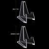 8Pcs Acrylic Coin Display Stand Holder Card Easel Clear Commemorative Challenge Coin Holder Support view 4